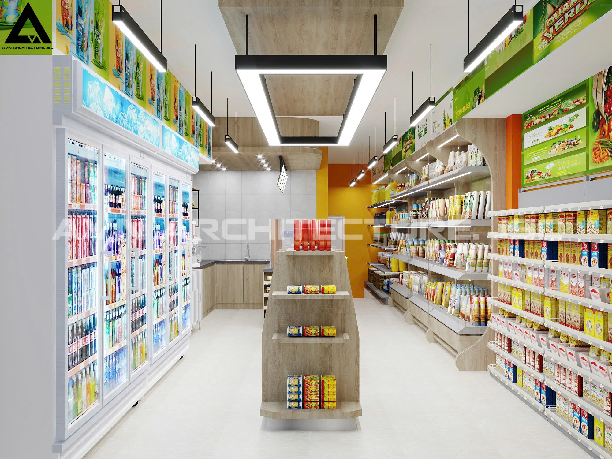 Cửa Hàng Tiện Lợi Phong Cách Hiện Đại – Trải Nghiệm Mua Sắm Đẳng Cấp