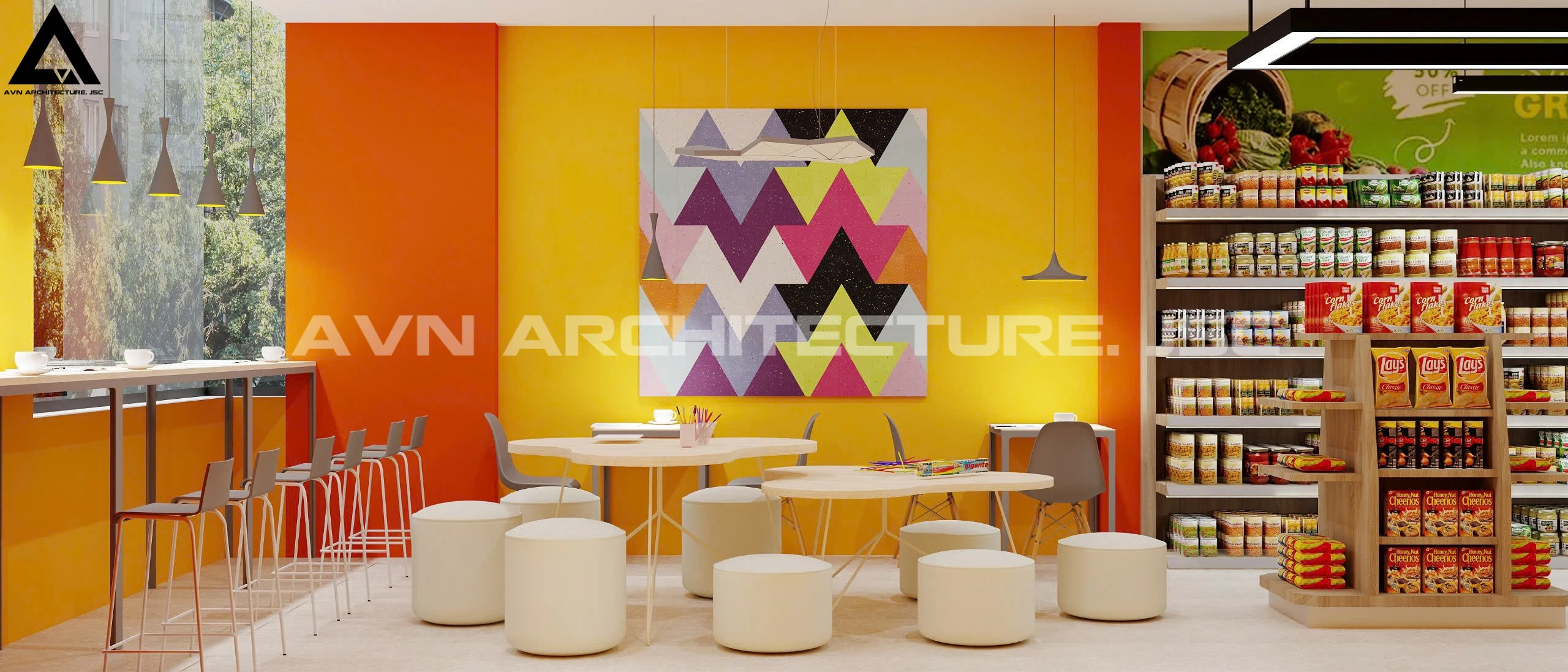 Cửa Hàng Tiện Lợi Phong Cách Hiện Đại – Trải Nghiệm Mua Sắm Đẳng Cấp