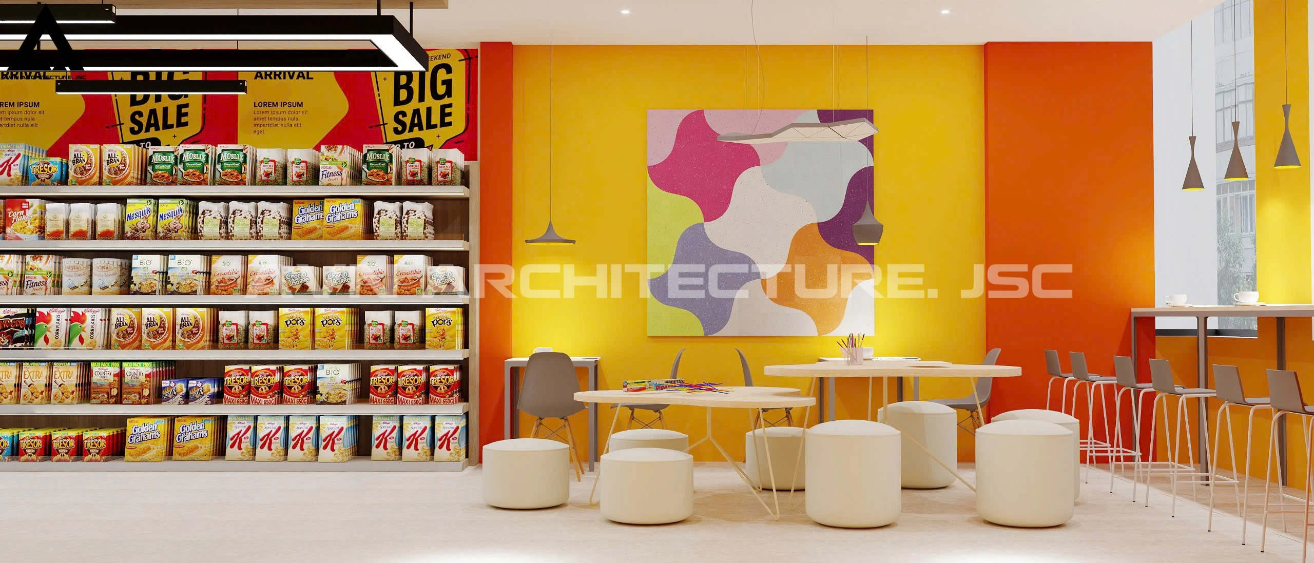 Cửa Hàng Tiện Lợi Phong Cách Hiện Đại – Trải Nghiệm Mua Sắm Đẳng Cấp