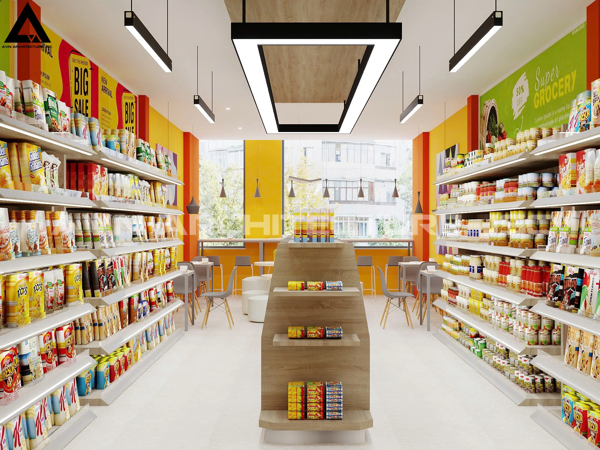 Cửa Hàng Tiện Lợi Phong Cách Hiện Đại – Trải Nghiệm Mua Sắm Đẳng Cấp