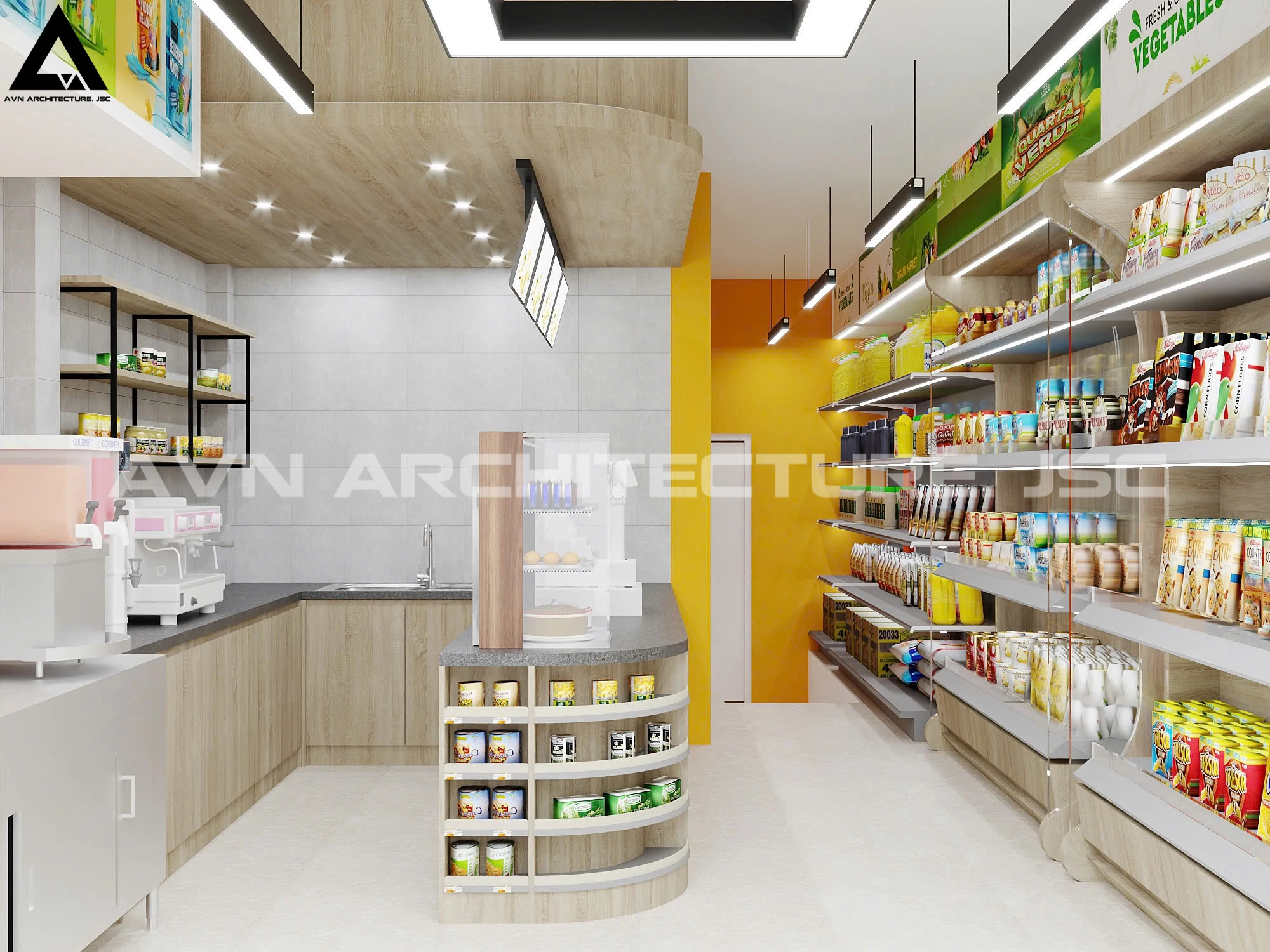 Cửa Hàng Tiện Lợi Phong Cách Hiện Đại – Trải Nghiệm Mua Sắm Đẳng Cấp