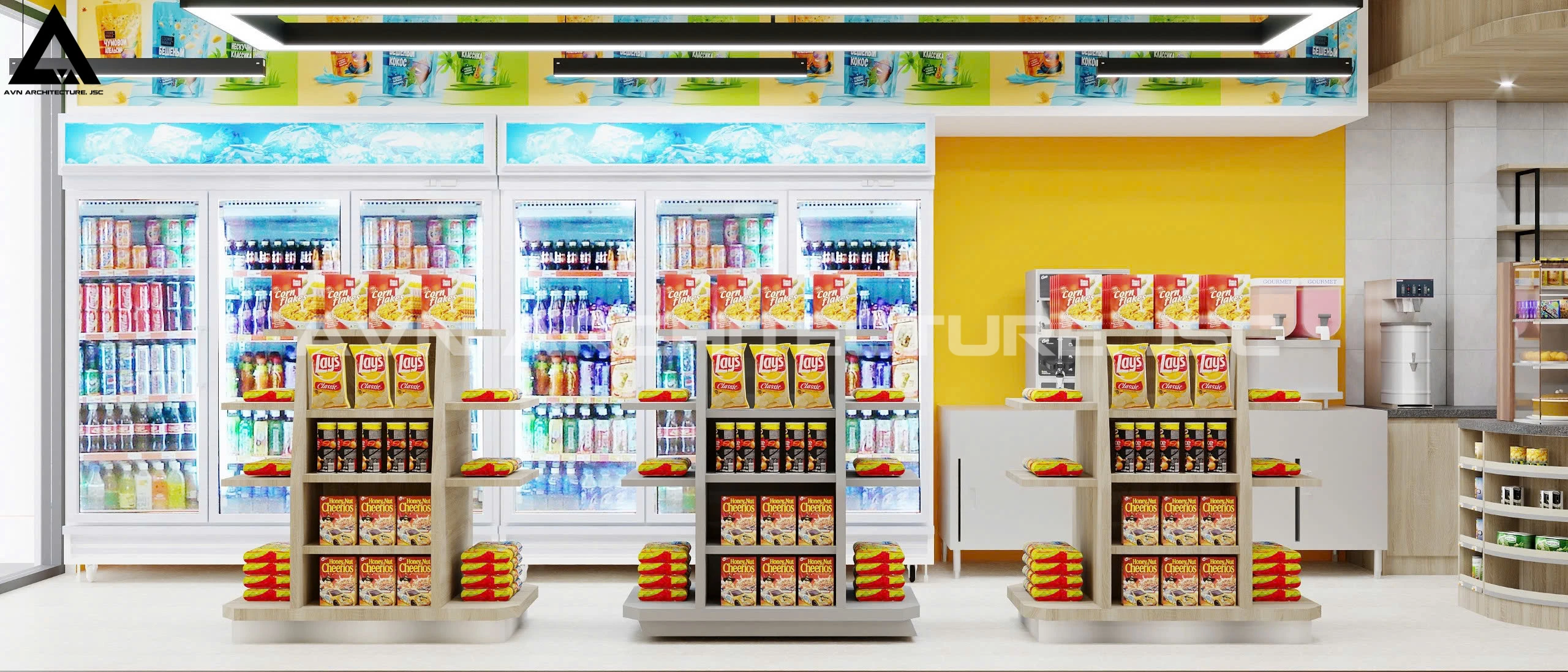 Cửa Hàng Tiện Lợi Phong Cách Hiện Đại – Trải Nghiệm Mua Sắm Đẳng Cấp