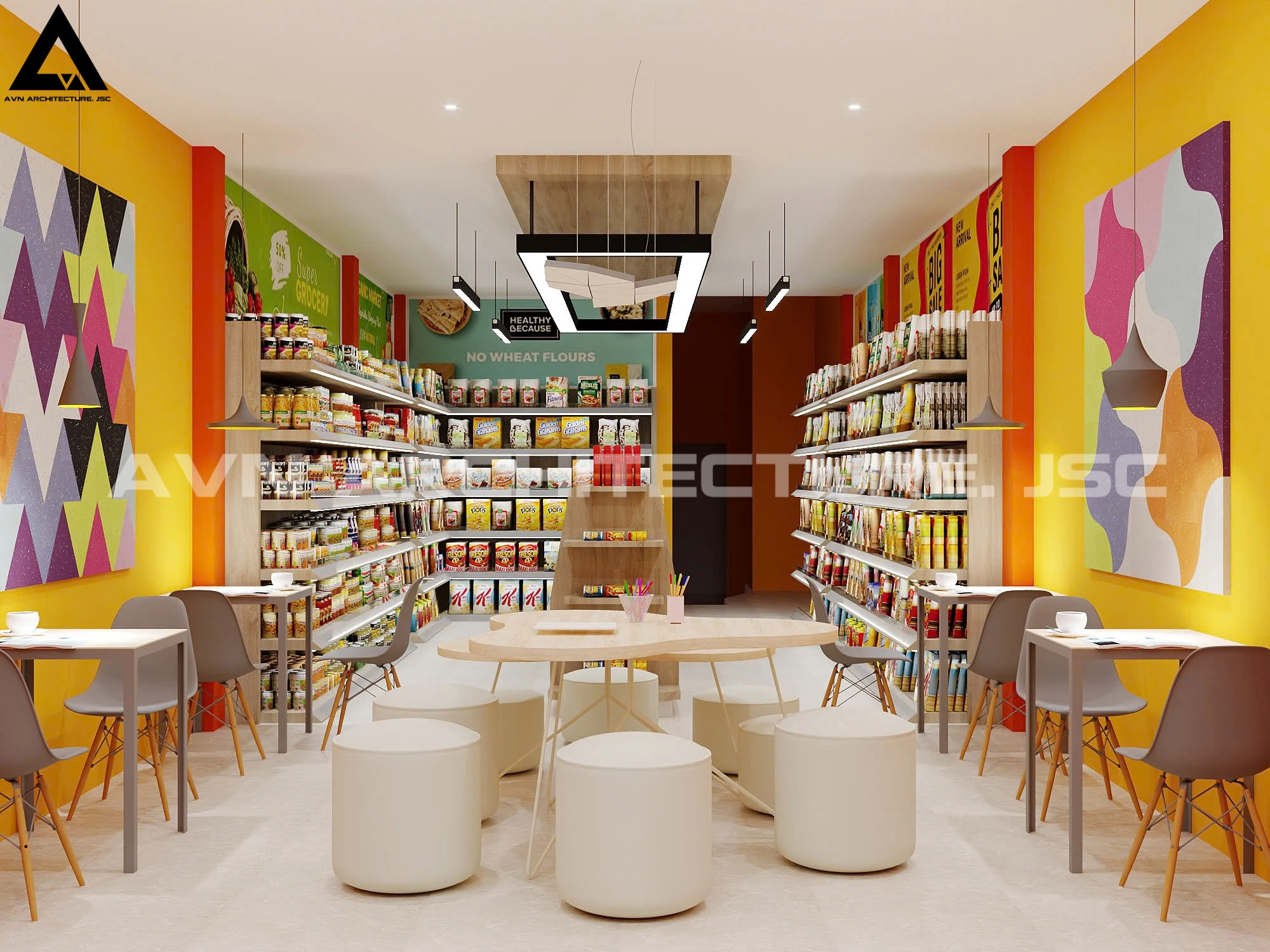 Cửa Hàng Tiện Lợi Phong Cách Hiện Đại – Trải Nghiệm Mua Sắm Đẳng Cấp