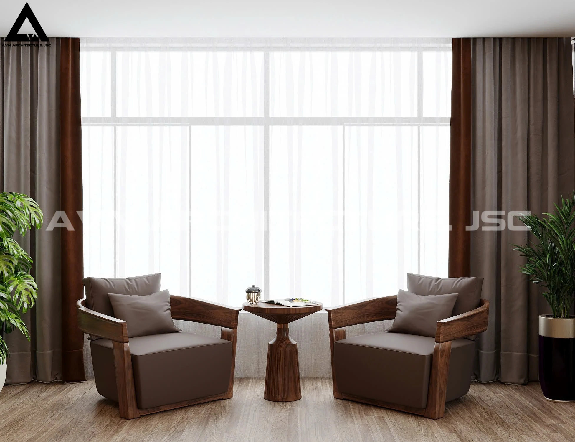 Cải Tạo Căn Hộ Vinaconex 150m² – Sang Trọng và Hiện Đại Với Gỗ Óc Chó