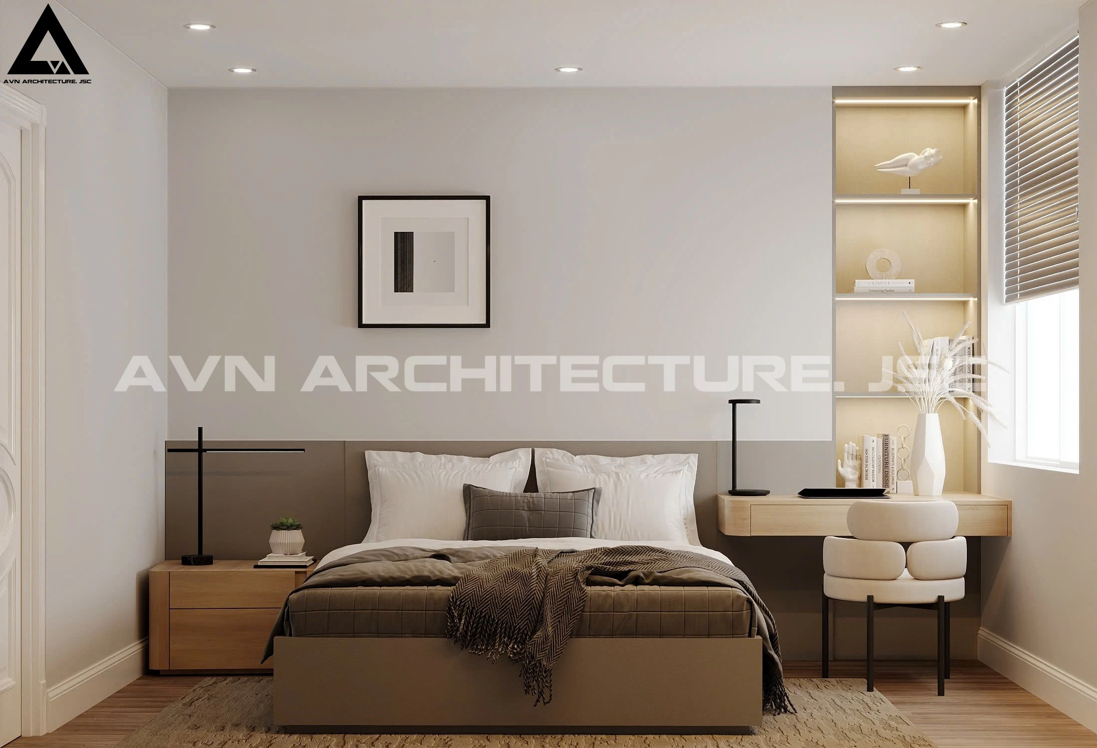 Cải Tạo Căn Hộ Vinaconex 150m² – Sang Trọng và Hiện Đại Với Gỗ Óc Chó