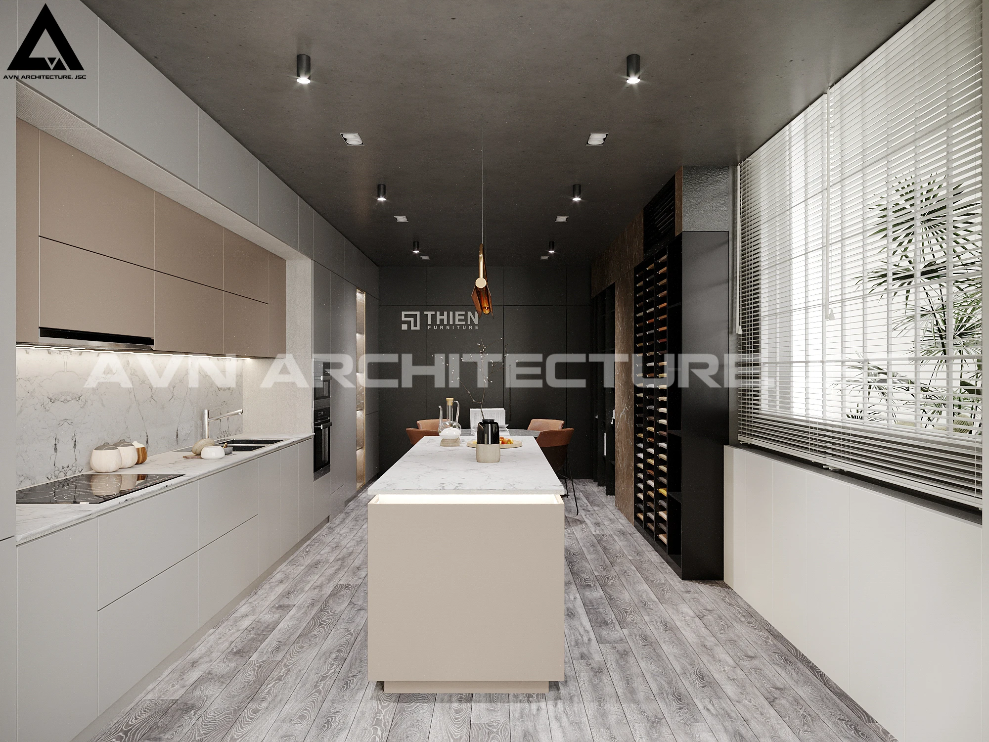 Thiết Kế Showroom Thien Furniture – Sang Trọng và Đầy Cá Tính