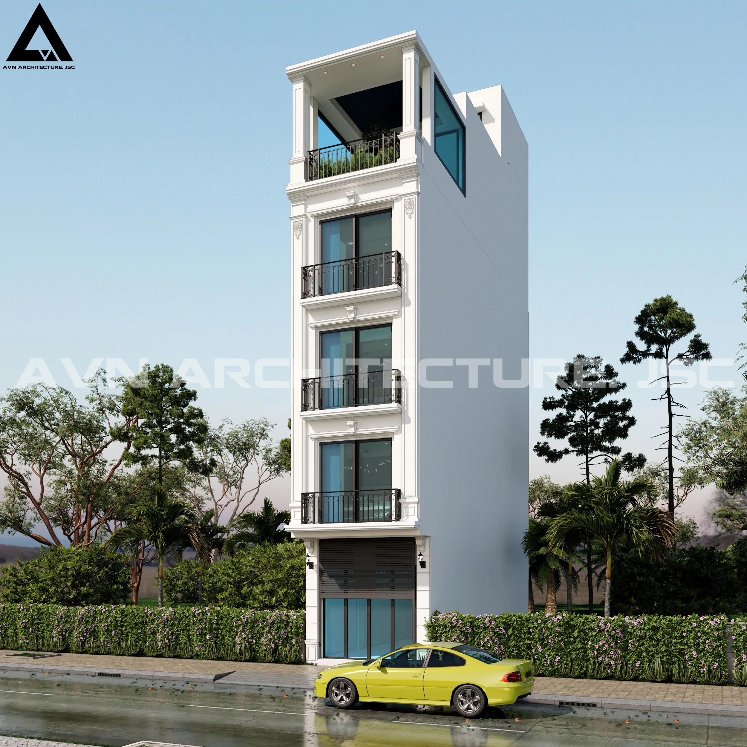 Nhà Phố 4 Tầng 1 Tum Tại Đại Mỗ