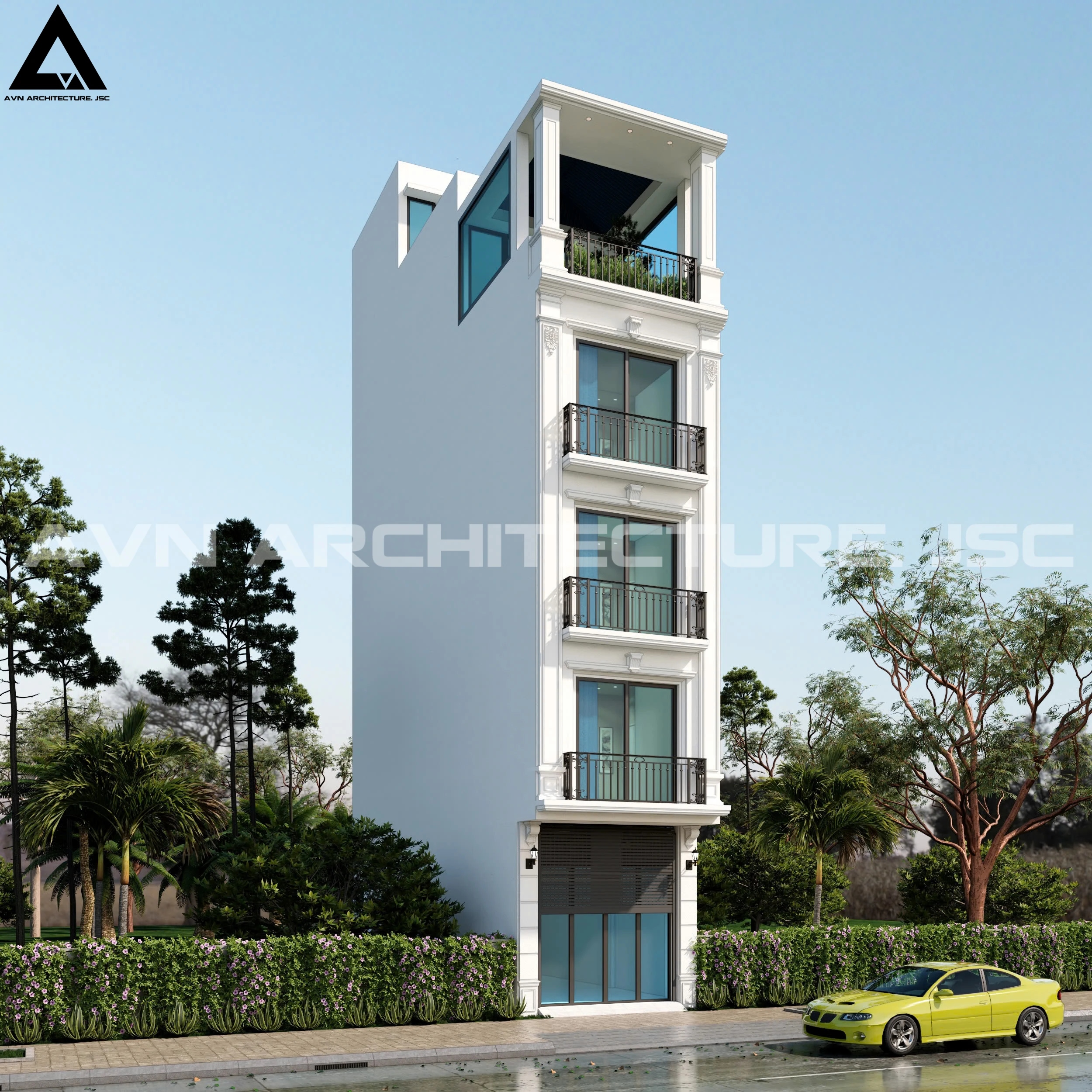 Nhà Phố 4 Tầng 1 Tum Tại Đại Mỗ