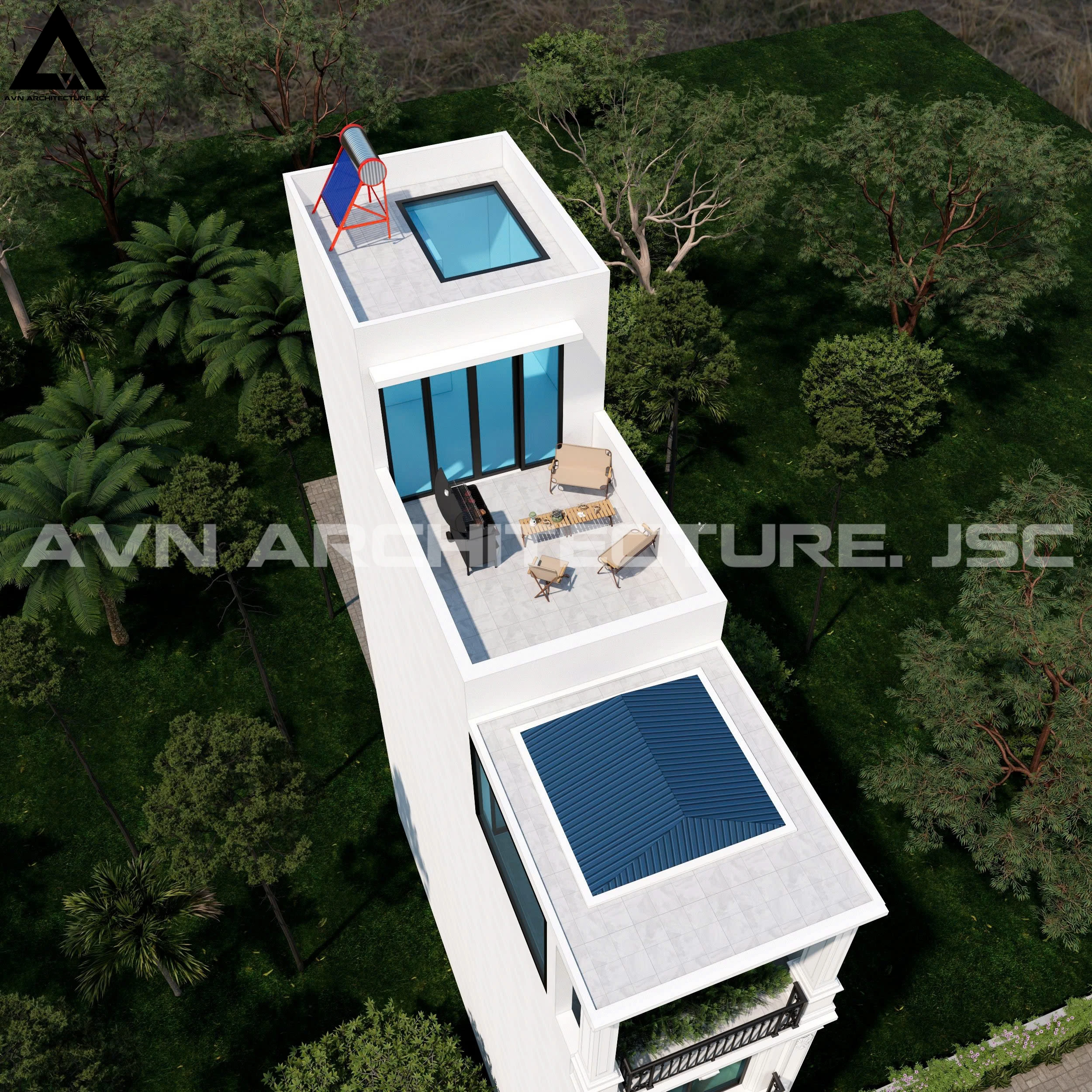 Nhà Phố 4 Tầng 1 Tum Tại Đại Mỗ