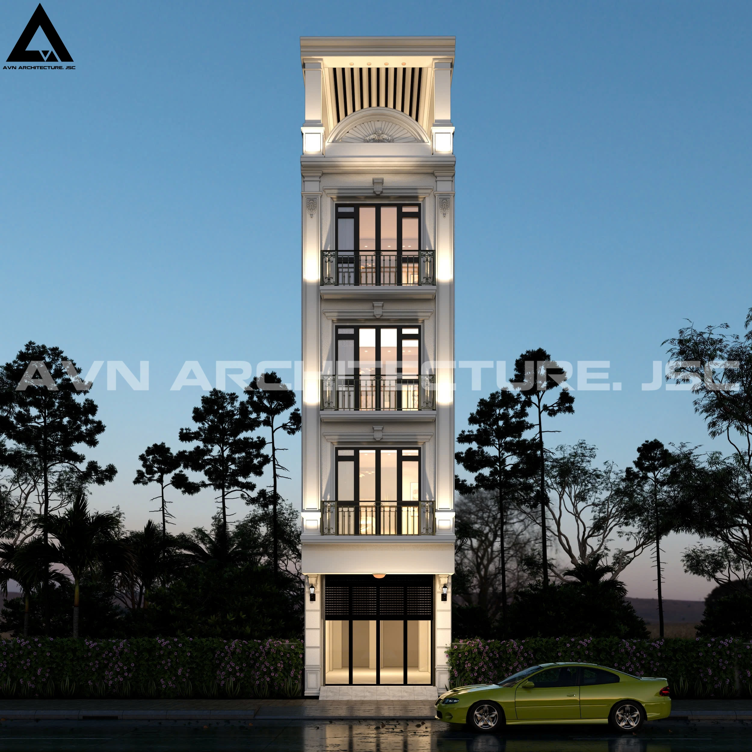 Nhà Phố 4 Tầng 1 Tum Tại Đại Mỗ