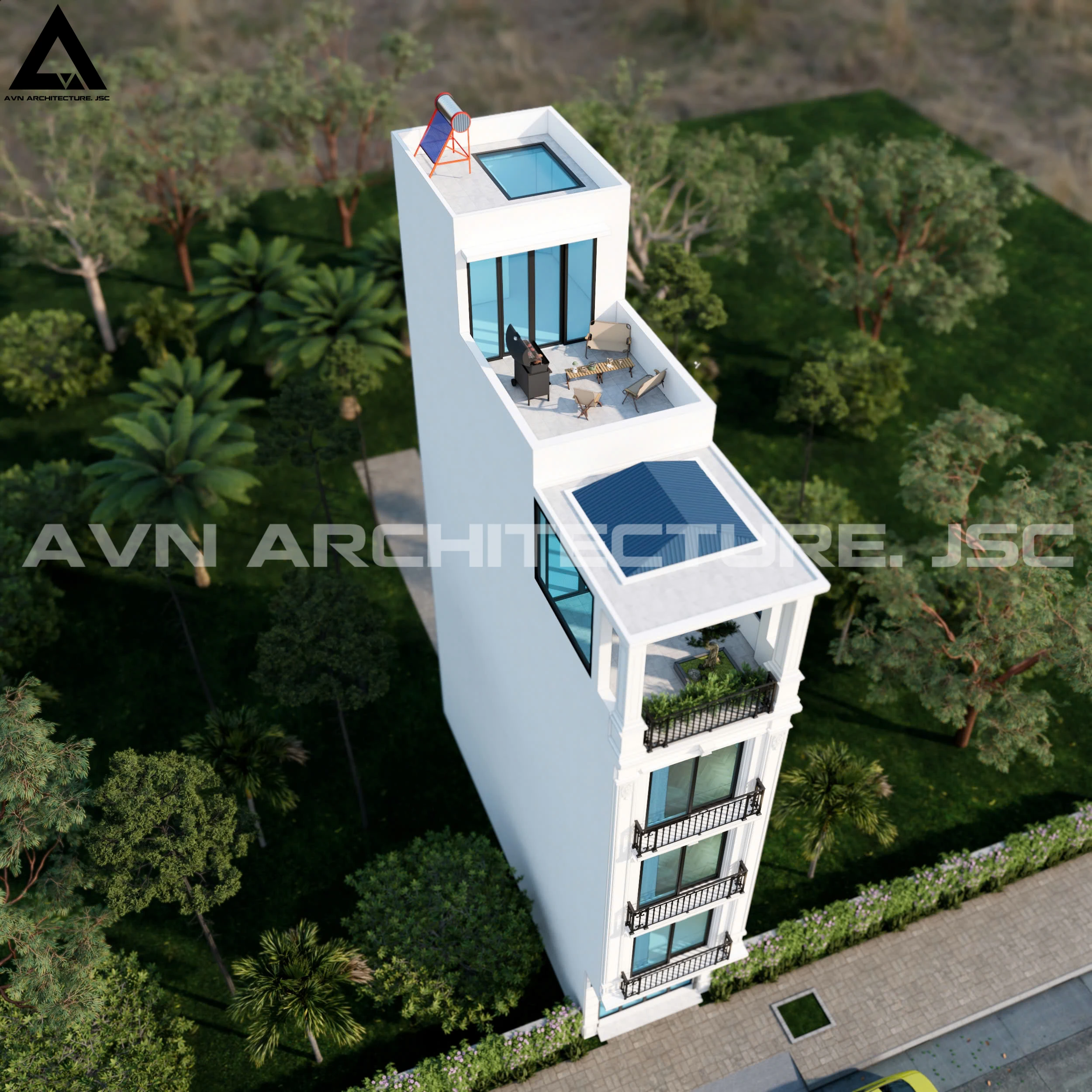 Nhà Phố 4 Tầng 1 Tum Tại Đại Mỗ