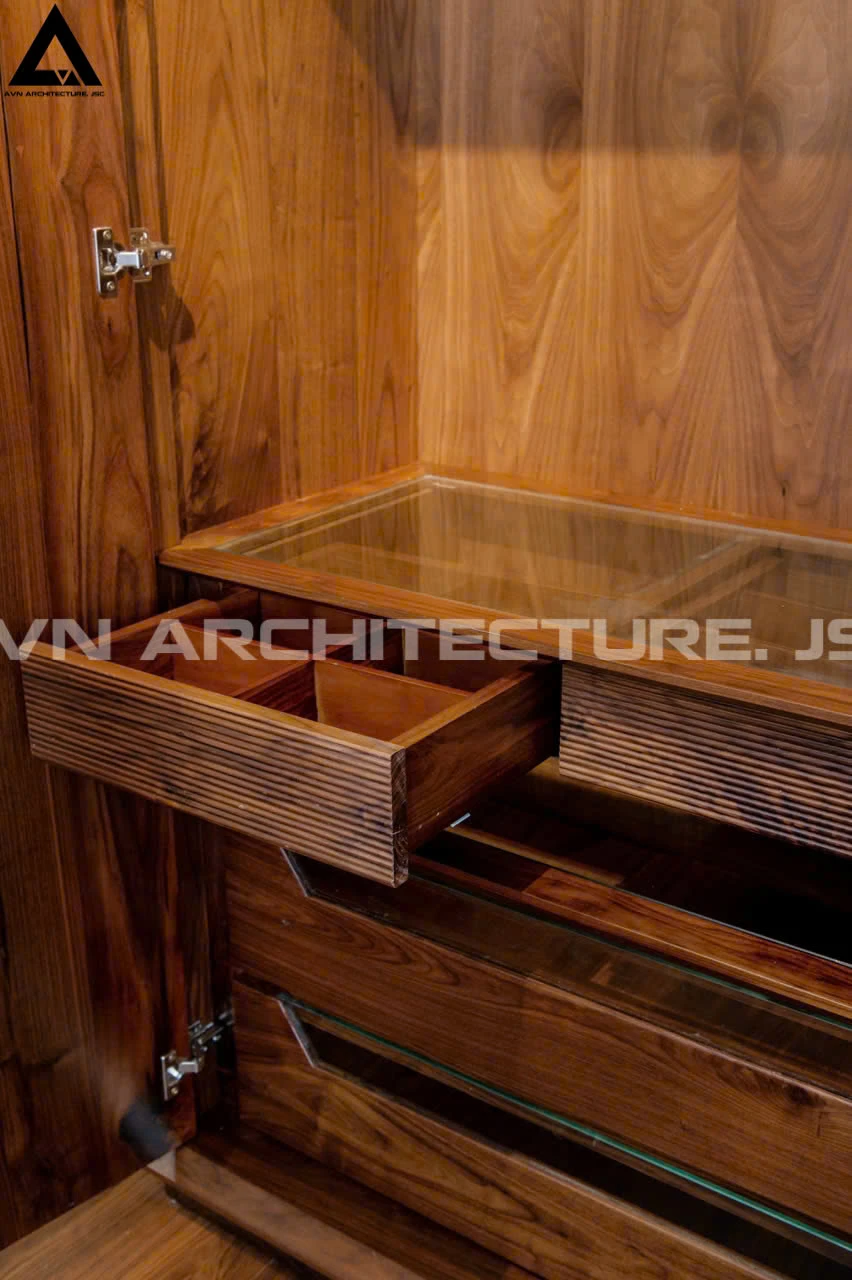 THIẾT KẾ NỘI THẤT GỖ ÓC CHÓ – VẺ ĐẸP TRẦM MẶC & SANG TRỌNG