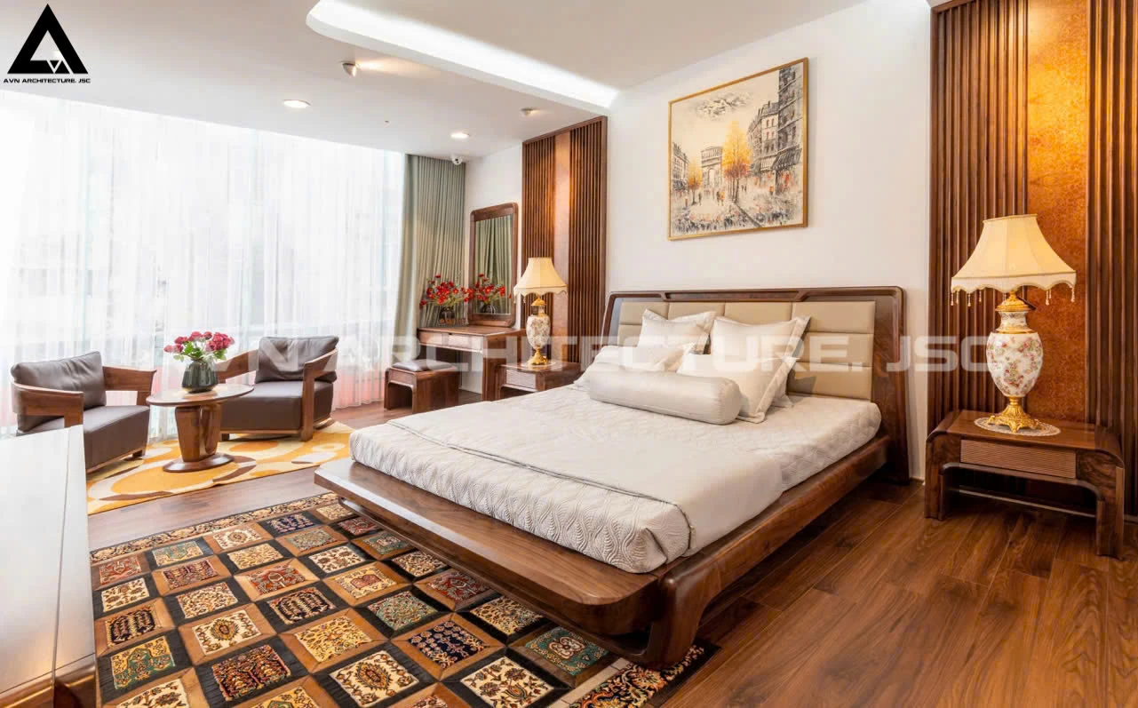 THIẾT KẾ NỘI THẤT GỖ ÓC CHÓ – VẺ ĐẸP TRẦM MẶC & SANG TRỌNG