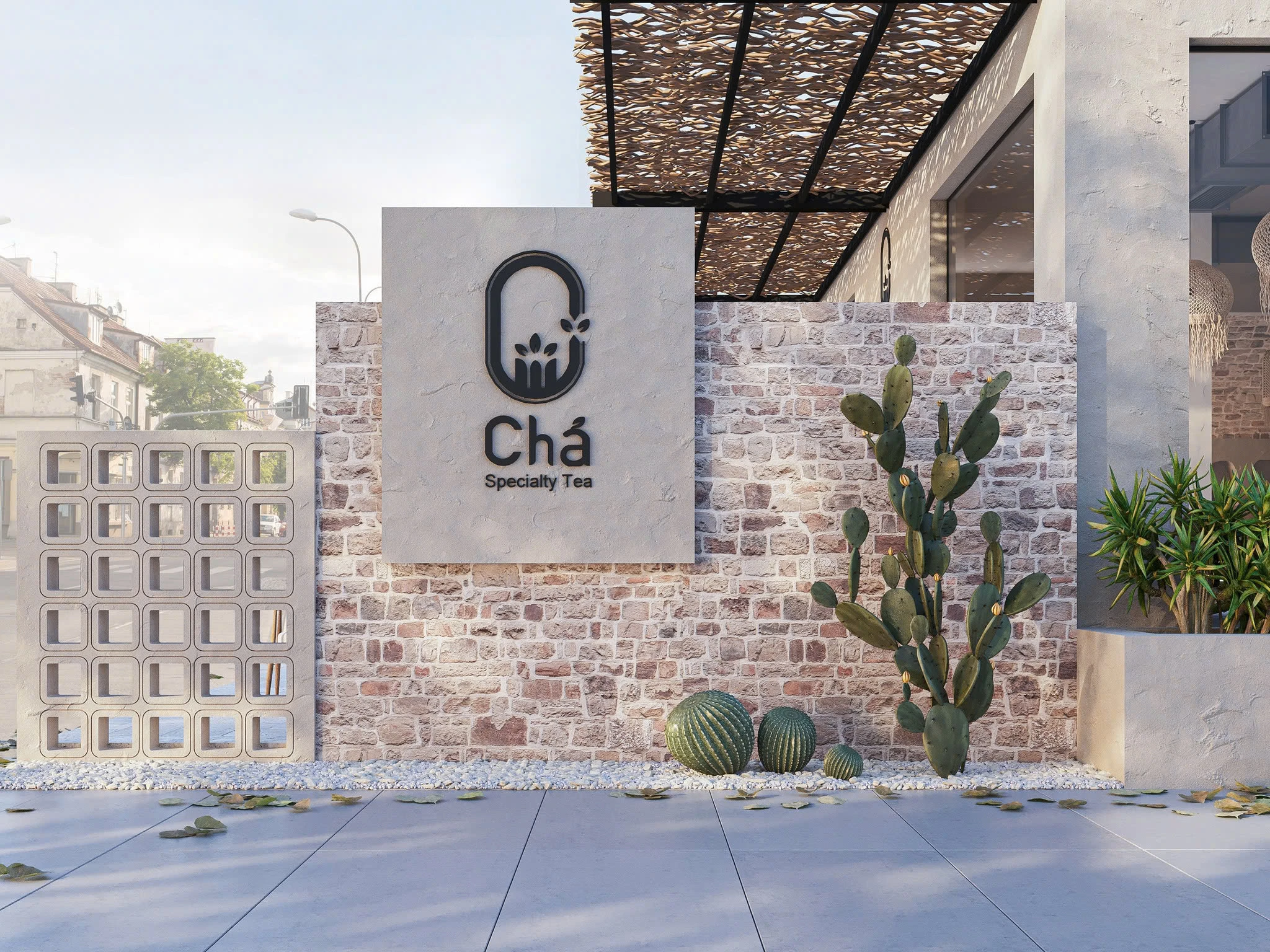 THIẾT KẾ QUÁN CAFE PHONG CÁCH WABI SABI – KHÔNG GIAN MỞ, TÔNG SÁNG TINH TẾ